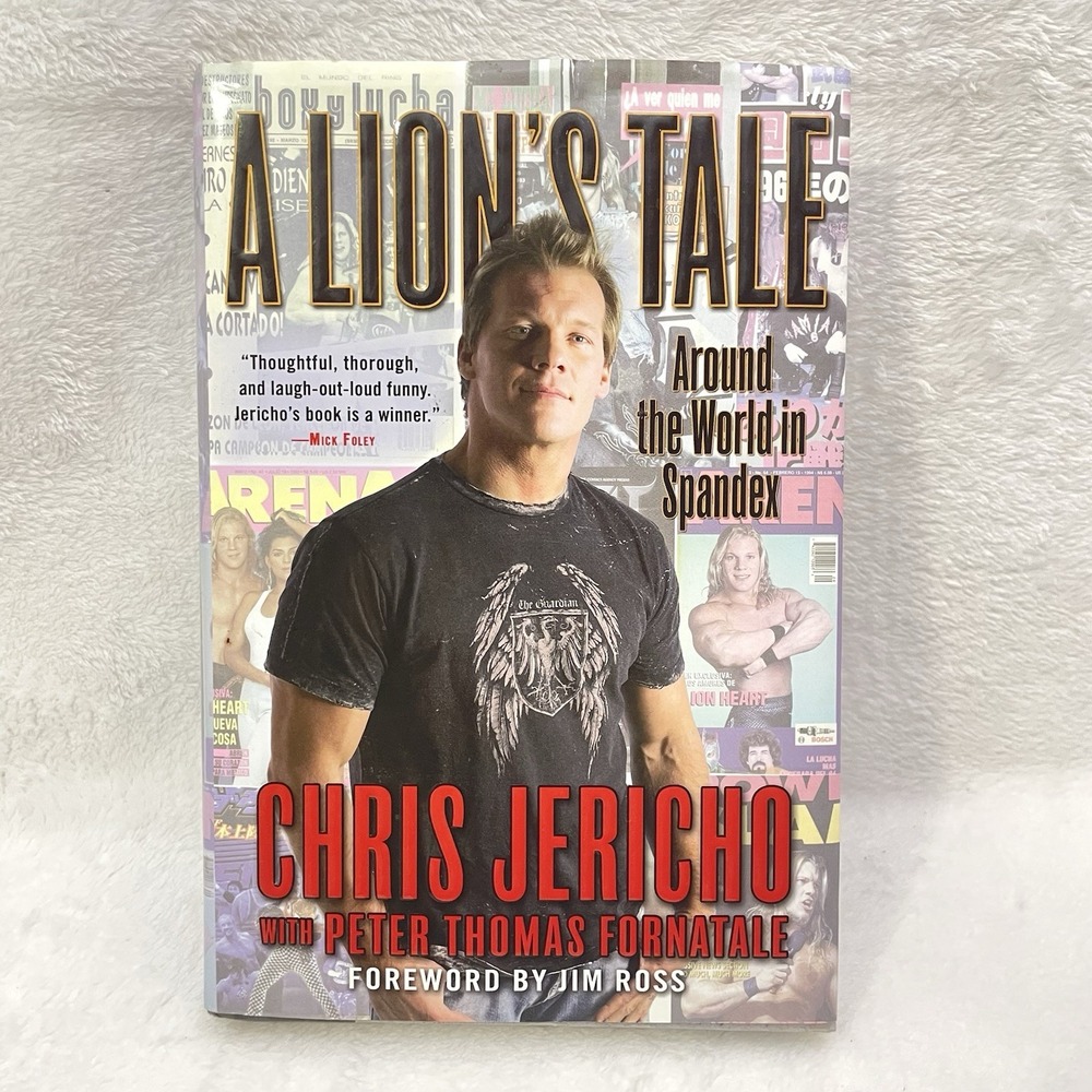 SIGNED BOOK "A Lion's Tale" by Chris Jericho AUTOGRAPHED Great Condition